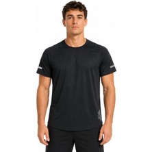 Erkek Oval Etek Hızlı Kuruma Özellikli Atletik Teknik Spor T-Shirt