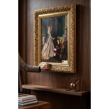 Tokyo Sanat Klasik Dönem Figürlü Dekoratif Tablo | Özel Çerçeveli