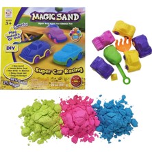 Magıc Sand Super Car Kinetik Kum Oyun Seti/ Araba Kalıplı Kum Oyunu 681 gr