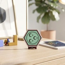 Miaju Ay Yıldız Detaylı Üç Hilal Simgeli Dekoratif Masaüstü Süsü Çalışma Masalarınıza Şık Bir Dokunuş 10X10 cm