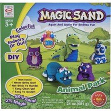 Magıc Sand Anımal Park Kinetik Kum Seti/ Hayvan Kalıplı Kum Oyun Seti 681 gr