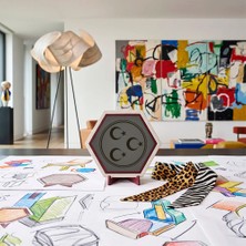 Miaju Milli ve Asil Yıldızlı Üç Hilal Motifli Masaüstü Dekoratif Obje Yaşam Alanlarınıza Estetik ve Zarafet Katan Parça 10X10 cm