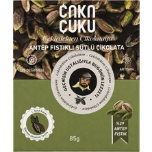 Çuku Çuku Tablet Antep Fıstıklı Sütlü Çikolata 85 Gr.