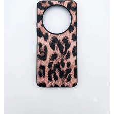 Camkapak Aksesuar Redmi 14 C Leopar Desenli Kılıf 2