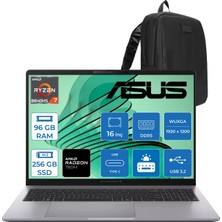 Asus Expertbook P3 G2 Amd Ryzen™ 7 8840HS Aı 96GB Ddr5 256GB SSD Amd Radeon™ 780M 16.0-Inch, Wuxga (1920 x 1200)300NITS Freedos Bilgisayar PM3606CHAF31+ZETTAÇANTA