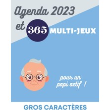Hsc Bilişim Independently Published Agenda 2023 Et 365 Multi-Jeux Pour Seniors : Sudoku, Mots Mêlés, Labyrinthe