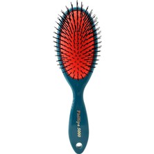 Hsc Bilişim Phillips Brush Çiçek Tasarımlı 5000 Tam Boy Yastık Saç Fırçası, Teal Renk, Kadınlar Için Naylon Kıl