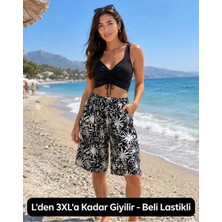 Arg Sort Etek Siyah Beyazlı Desenli 1 Adet Kaliteli Kulanışlı Beli Lastikli Güzel Şık