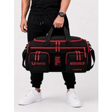 Talentteles Duffle Red Black 45L Spor Çantası