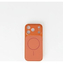 Camkapak Aksesuar Iphone 13 Pro Max Turuncu Dönüştürücü  Kılıf Modeli