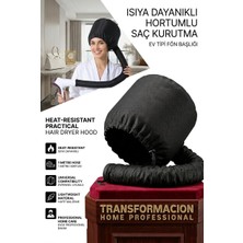 Hsc Bilişim Transformacion Isıya Dayanıklı Pratik Ev Tipi Hortumlu Saç Kurutma Fön Başlığı – 1 Metre 721198