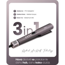 Hsc Bilişim Relux Easystraight 3ın1 Hava Üflemeli Saç Düzleştirici, Hybrid, Islak Kuru KULLANIM,RHS8900P