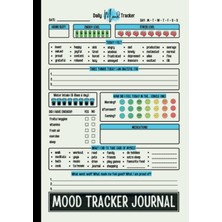 Hsc Bilişim Independently Published Mood Tracker Journal: Daily Mental Health & Wellness Diary With Prompts For
