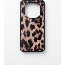 Camkapak Aksesuar Redmi Note 14  Pro ( 4g) / ( 5g) Leopar Desenli Kılıf 6