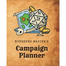 Hsc Bilişim Dungeon Master's Campaign Planner: 771617AIGN Organizer And Map Making Journal