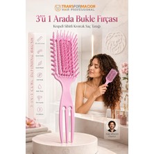 Hsc Bilişim Transformacion Hair Professional 3'ü 1 Arada Akıllı Bukle Fırçası, Kıvırcık Saç Şekillendirici, Dol