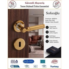 Sofuoğlu Şebboy Rozetli Kapı Kolu - Albifirin Saten - Orjinal Ürün - ODA