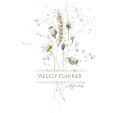 Hsc Bilişim Independently Published Poppy Daisy Weekly Planner~ A4 100 Pages. Lined. Undated