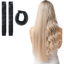 Hsc Bilişim Heatless Saç Bigudi, Doğal Dalga Heatless Curling Rod Kafa Bandı, Yükseltilmiş Yumuşak Isı Saç Kıvı