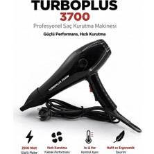 Hsc Bilişim Turboplus 3700 W Prfesyonel Kuaför Fön Makinesi Saç Kurutma Makinesi Ac Motor, Soğuk Hava
