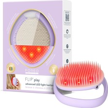 Hsc Bilişim Foreo Flip Play Advanced LED Saç Fırçası – Kırmızı, Yeşil Işık Modlarına Sahip 3’ü 1 Arada