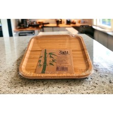 Royaleks Group Bambu Kare Tabak 20 * 20 * 1.5 cm ROYALEKS-KR2020