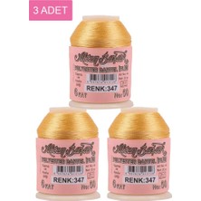 Royaleks Group 3 Adet Altınbaşak Oya ve Dantel Ipi 20 gr - Royaleks - No: 347