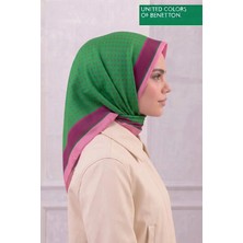 United Colors Of Benetton Sıena Desenli Eşarp -1001-90*90