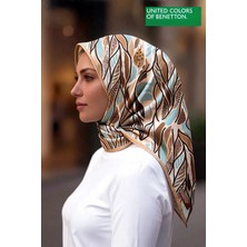 United Colors Of Benetton Sıena Desenli Eşarp -1038-90*90