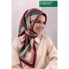 United Colors Of Benetton Sıena Desenli Eşarp -1005-90*90