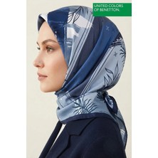 United Colors Of Benetton Sıena Desenli Eşarp -1002-90*90