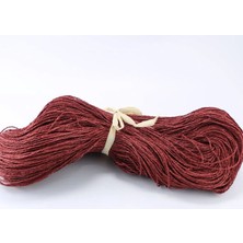 Royaleks Group Bordo Renk Çile Kağıt Ip Çanta Ipi Supla Ipi  No:62 - (550-600 Gr)