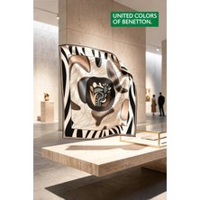 United Colors Of Benetton Sıena Desenli Eşarp -1009-90*90