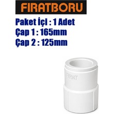 Fırat 160MM*125MM Redüksiyon, 160*125 Redüksiyon, 5 Adet, 7B22160125