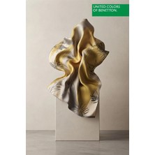 United Colors Of Benetton Sıena Desenli Eşarp -1002-90*90
