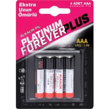 Forever Plus Platınum Alkalin Ince Pil 4'lü