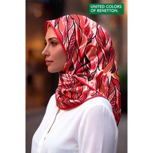 United Colors Of Benetton Sıena Desenli Eşarp -1038-90*90