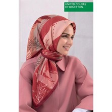 United Colors Of Benetton Sıena Desenli Eşarp -1002-90*90