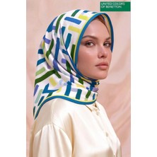 United Colors Of Benetton Sıena Desenli Eşarp -1004-90*90