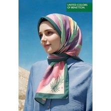 United Colors Of Benetton Sıena Desenli Eşarp -1002-90*90