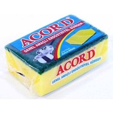 Acord 1 Adet Jumbo Boy Endüstriyel Çok Amaçlı Bulaşık Süngeri  13X8X4 cm