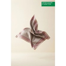 United Colors Of Benetton Sıena Desenli Eşarp -1001-90*90