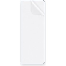 Schitec Samsung Galaxy W22 Uyumlu Dış Ekran Nano Şeffaf Hidrojel Ekran Koruyucu