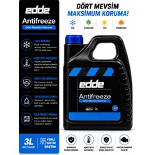 Edde Araba Araç Oto Antifriz Mavi 3 L Dört Mevsim