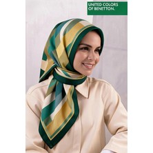 United Colors Of Benetton Sıena Desenli Eşarp -1005-90*90