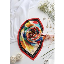 United Colors Of Benetton Sıena Desenli Eşarp -1007-90*90