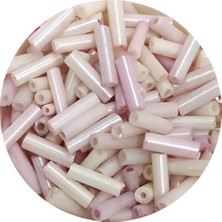 Royaleks Group Uzun Boru Kesme Boncuk Çap 2mm Uzunluk 10 mm - 20 Gram - Mat Beyaz - BNC263