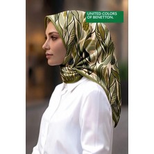 United Colors Of Benetton Sıena Desenli Eşarp -1038-90*90