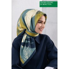 United Colors Of Benetton Sıena Desenli Eşarp -1002-90*90