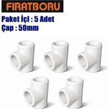 Fırat 50MM Te Parça, 5 Adet, 7B41000050